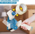 Perco Packing Tape Dispenser Gun, Fits 1.88-Inch Tape Rolls, 3-Inch Inner Core - Blue for Retail, Home, Office