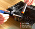 LDK Soldering Iron Kit, Electric Gun Welding Tools with ON/OFF Switch, 30g Solder & 5pcs Tips