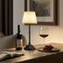 4000mAh Dimmable KDG Cordless LED Table Lamp, Portables Fabric Shade Desk Lamps, Rechargeable Battery Powered Lighting