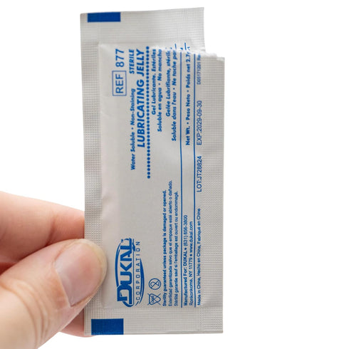 877-BX Pack, 3g 144) Dukal Lubricating Jelly Foil Sterile, (Box