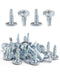 50pcs #8 x 1/2" Truss Head Screws, Self Drilling Zinc Plated Modified Truss Head Self Driller