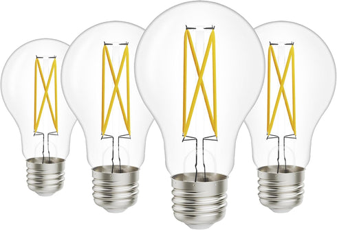 Sunco 4 Pack A15 LED Light Bulbs, 7W=60W, 3000K Warm White, 800 LM, Dimmable Vintage Bulbs, E26