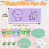 9 6 3 M02/T02 Rolls Self-Adhesive Mini Printer Paper - Vibrant Colors & White Compatible with Printers(Remove Inner