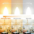 Bulbs 2700K E12 60w B11 Bulbs Bulbs 500LM CRI85 120V Non-Dimmable 8 Pack hansang LED Ceililng Fan Light Warm White