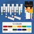 Painting Kits for Adults, 30 Pcs Acrylic Paint Canvas Easel Set with Wood Easel, Paints, Brushes, Palettes for Beginners
