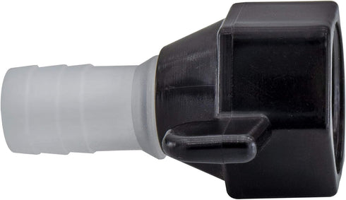 RV Plumbing Fitting, 1/2" Swivel to 1/2" Barb, Barb Straight Wingnut Swivel Adapter, 2-Pack