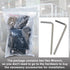 2020 Corner Bracket Kit, 20pcs Corner Brackets, 40pcs Hex Screws, 40pcs Slide Nuts, 40pcs Washers, 2pcs Hex Wrenches