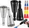 Jheoyrt 4 Pcs Multifunctional Wire Twister Tool for Drill, Lightweight Wire Nut Twister