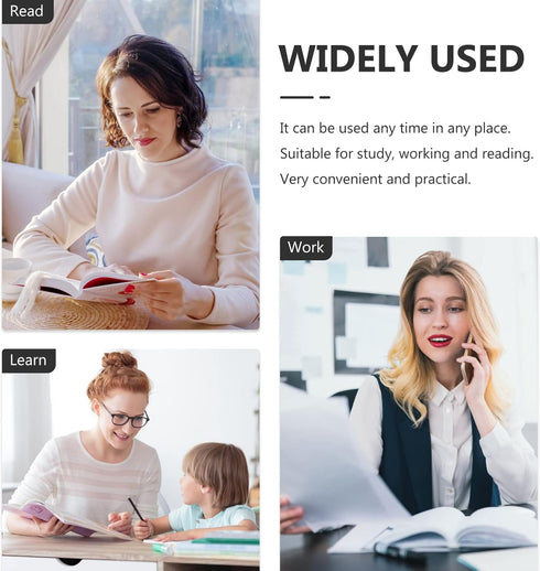 balacoo Clip Book Light Desk Clamp Light Clip on Reading Gooseneck Night Led Desk Clamp Lamp Mini Book Mini Table Lamp