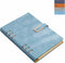 Leather Journal Refillable Notebook, A5 Binder 6 Ring, Thick Lined Journal Ruled Notebook, Magnetic Buckle Closure,