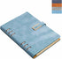 Leather Journal Refillable Notebook, A5 Binder 6 Ring, Thick Lined Journal Ruled Notebook, Magnetic Buckle Closure,