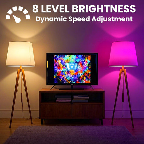 B10 Bulb E26 Bulb 3W B10 Bulb (2-Pack) Luxvista RGB LED Light - Color Changing LED - RGB+Daylight+Warm White