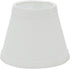 Aspen Creative 32066-2A, 3" 5" 4" Set 2 Hardback Empire Clip-On Chandelier Lamp Shade, White, Top x Bottom x Slant