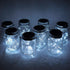 12 Pack 30 Solar Mason Jar Lights, LED Waterproof Lid Light with Hangers (No Jar), Fairy Firefly Outdoor String Lights