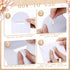 Uiifan 300 Pcs Gift Card Envelopes, 4 x 2.8 Inch Mini Envelopes with Heart Shaped Clasp for Business Cards