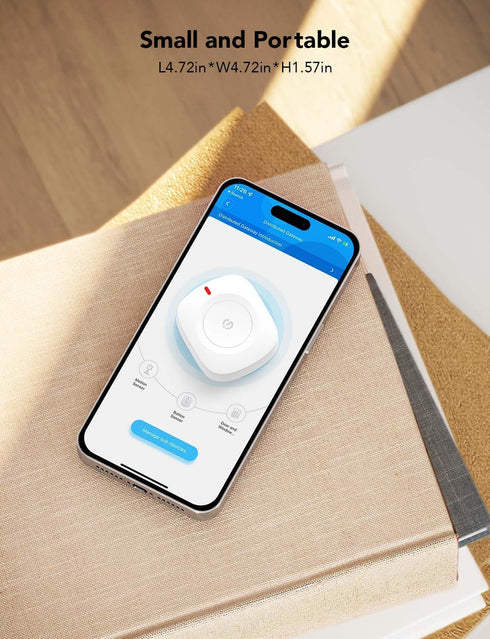 2Pack GoveeLife Wireless Mini Smart Button Sensor, Group Control Multiple Devices, Versatile Control Button, Battery