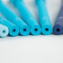 Eco-friendly Pen Crafted from 100% Recycled Paper, Plastic-Free, Black Ink, Pack of 10, Blue Lagoon Set