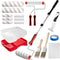 Mister Rui 20-Piece 9" Paint Roller Kit with 3-Ft Extension Pole, Tray,