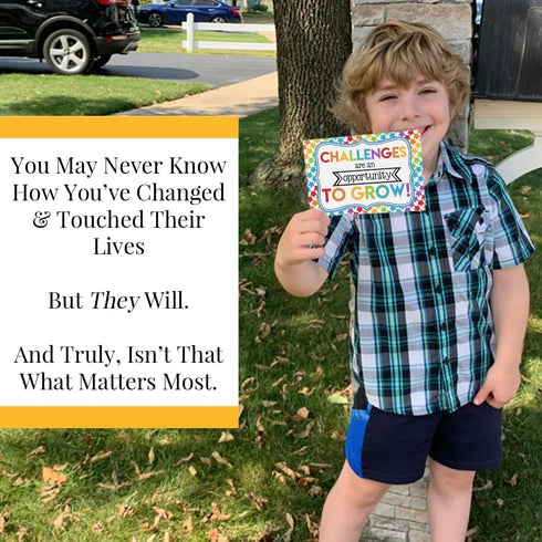 Positive Encouragement Themed Blank Postcards, 30 Fill In Notecards for Students from Teachers
