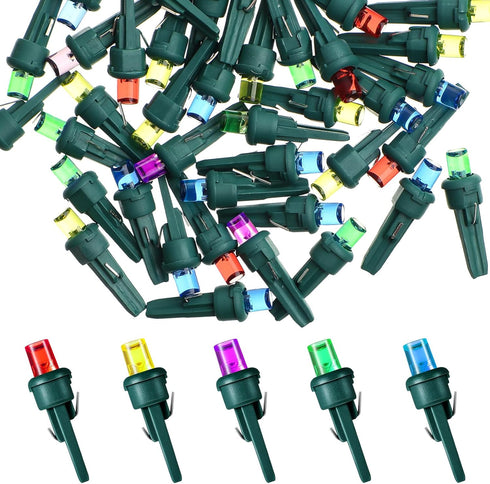 Honoson 120 Count 5 mm Bulbs Bulbs Bulb) Winter LED Replacement Bulk Wide Angle Winter LED Light String Replacement