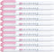 Highlighter Pen Markers, Mild Pink (WKT7-MP), Pack of 10