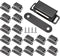 Jersvimc 24Pcs Cabinet Door Magnets Catch Magnetic Door Catch, Magnetic Shutter Hardware Drawer
