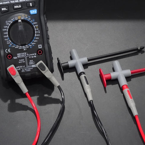 Goupchn Puncture Probes 2PCS Wire Piercing Test Clips, Automotive with 4mm Female Sockets for Testing