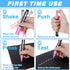 Liquid Chalk Markers Pens, 10 Metallic Colors Washable & Wet Erase for Blackboard, Glass Window, Graduation Celebration