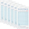 XKDOUS 6 Pack Light Blue Server Books, Server Note Pads, Guest Check