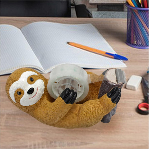 Cute Office Desk Tape Dispenser, Funny Animal Supplies for Desk Accessories, Sloth