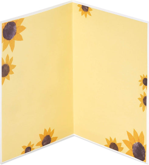 Papyrus Blank Card for Her - Sunflower Girl Design