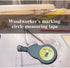 Rotape Tape Compass for Woodworking, Geometry Tool with 10 Pencil Leads, Drafting Compass for Circles and Lines