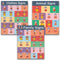 Sign Language Posters for Classroom - 3 Pack ASL Charts for Kids: Family, Clothes, and Animals, 16x20 inches, Dry
