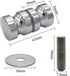 ZKSM 2 Set Shower Screen Handle Knob with Solid Stainless Steel for Bathroom Door Replacement