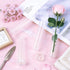 100 Pack 60 ML 4.3 Inch DAJAVE Floral Water Tubes Plastic Water Tubes for Flowers, Clear Flower Vials with Caps
