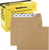 ValBox 100 Qty A6 Envelopes, Self Seal 6.5 x 4.75" Brown Kraft Paper Invitation Envelopes for 4x6 Cards, Photos,