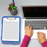 Organizer Clipboard with Storage, Foldable File Folder, Plastic Clipboard Folio for Teacher, Kids, Doctor, Offices