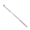 Stainless Steel Double Ended Micro Lab Spatula Sampler, Square & Round Angled End - Chattaway Style (8")