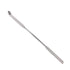 Stainless Steel Double Ended Micro Lab Spatula Sampler, Square & Round Angled End - Chattaway Style (8")