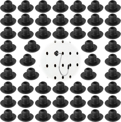 180pcs Pegboard Hook Locks for 1/4 Inch Pegboard Hook Accessories - Security Locks to Stop Hooks from Falling Off