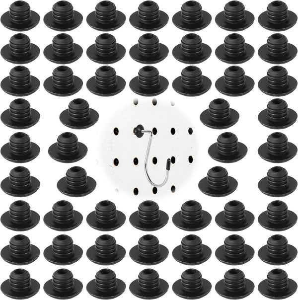 180pcs Pegboard Hook Locks for 1/4 Inch Pegboard Hook Accessories - Security Locks to Stop Hooks from Falling Off