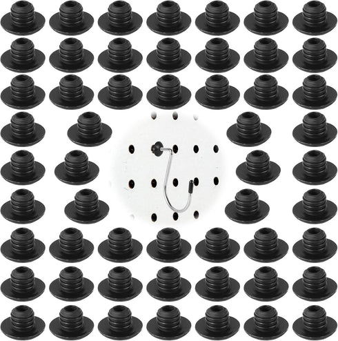 120pcs Pegboard Hook Locks, Fit for 1/4 Inch Peg Board, Tool Organizer Peg Locks for Hanging Hooks