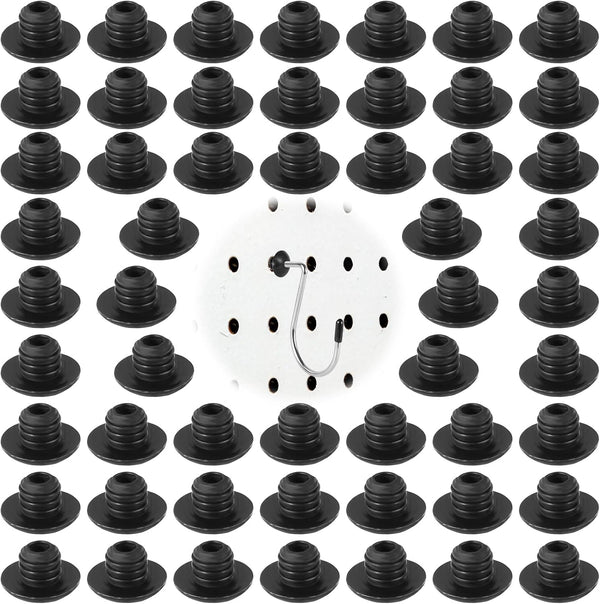 120pcs Pegboard Hook Locks, Fit for 1/4 Inch Peg Board, Tool Organizer Peg Locks for Hanging Hooks