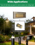 T3 G4 Bulbs, 12VAC/DC 3Watt 2700K-3000K 2-Pack Bi-pin LED Light Low Voltage Warm White for Outdoor Landscape Lighting