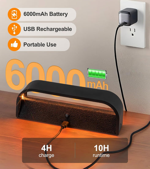 2Pcs 6000mAh 12 RGB Wall Light with Remote Control, LED Indoor Wall Sconce, Rechargeable Battery Powered Wall Lamps