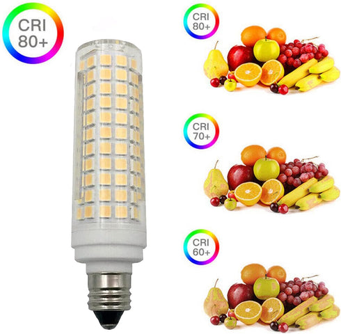 Lxcom Lighting E11 LED Corn Bulb, 15W Dimmable, 120W Equivalent, 136 LEDs, 1500LM Warm White 3000K, 4 Pack