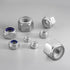 BNUOK 50Pcs #10-24 304 18-8 Lock Nuts, Nylon Insert Locknuts Stainless Steel SS Self-Locking Nuts, Coarse Thread Hex