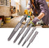 5pcs Broken Head Screw Extractor Tool Kit for Damaged Bolts Removal