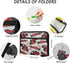 Sport Cars File Folders, Plastic Expandable Folder with 13 Pockets, A4 Letter Size for School Office
