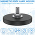 MLYNZXJSY 12 Pack M6 1.69 Inch (12 Pack) Rubber Coated Magnets Rock Light Magnets Mounting Magnet Thread Stud Magnetic
